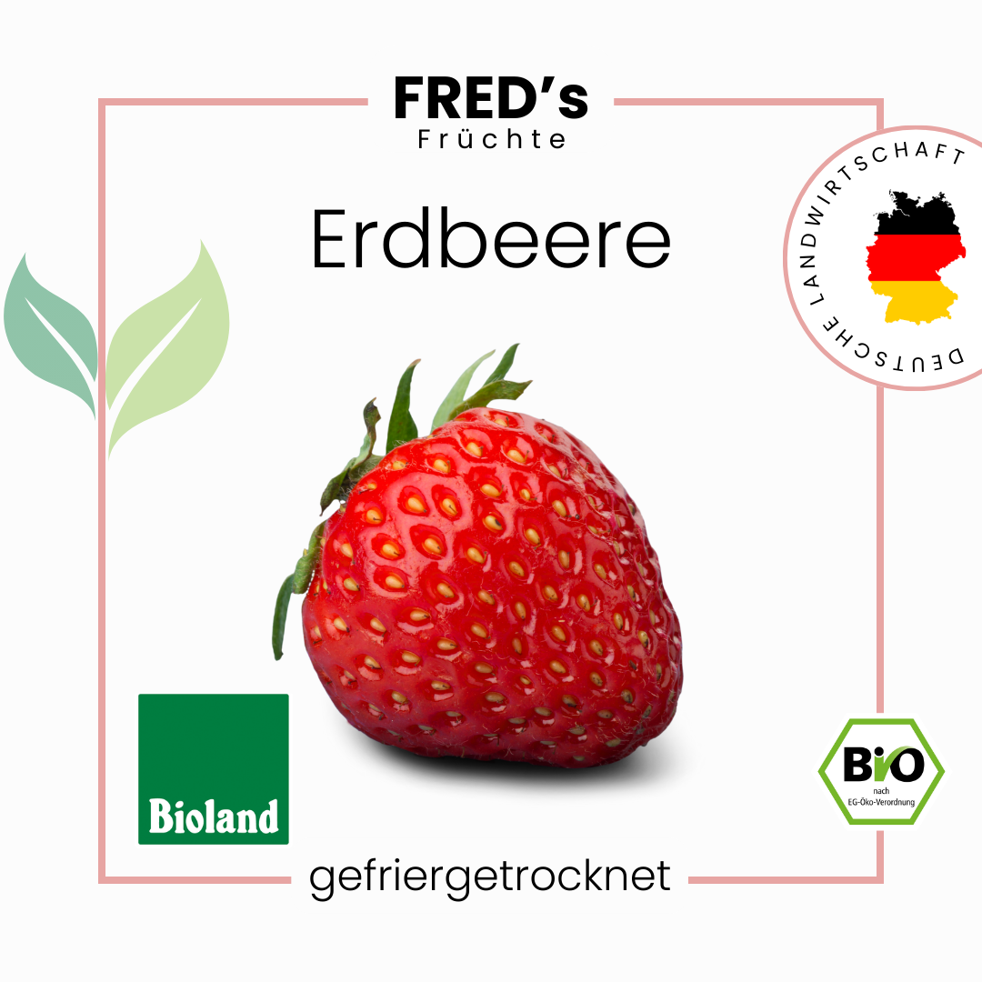 bio dünger erdbeeren Gefriergetrocknete Bio Erdbeeren – DailyFred